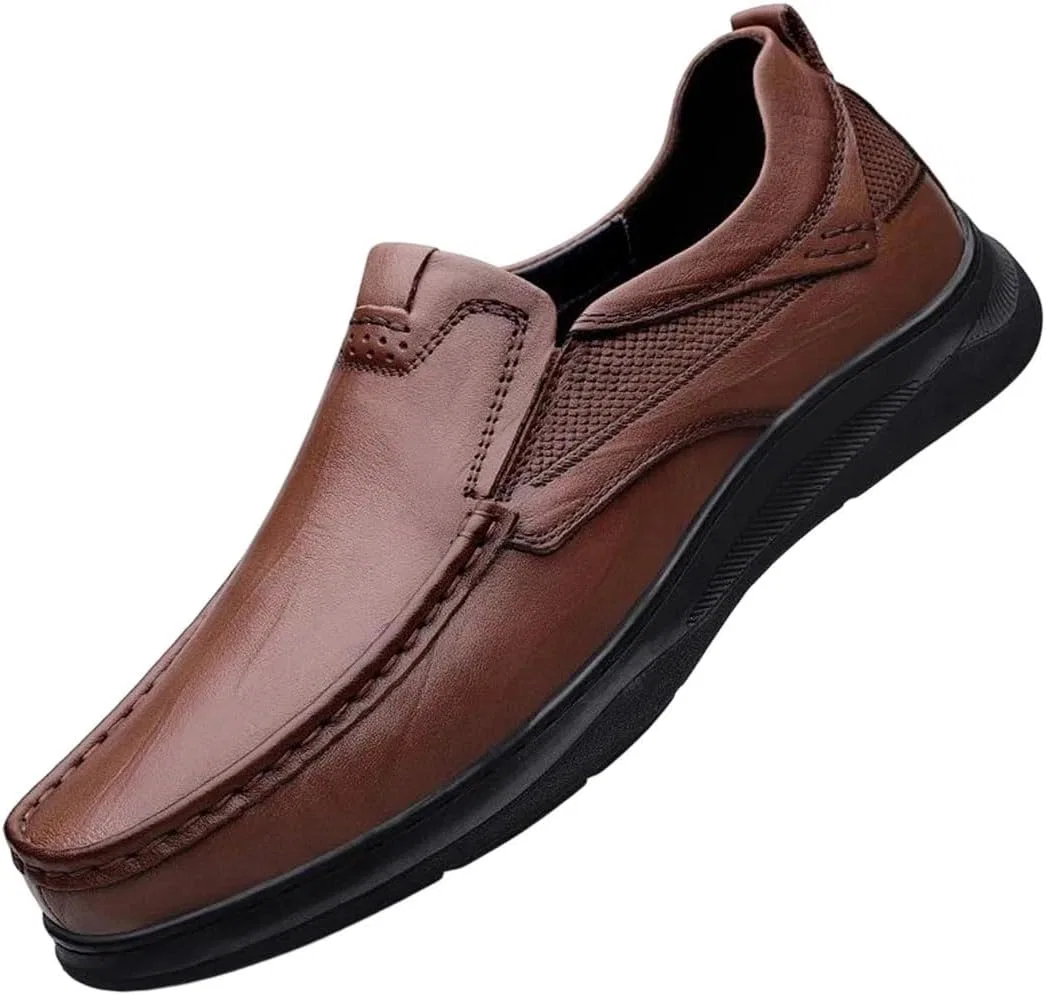 Лоферы кожаные Men's British Style Dress Shoes Brown