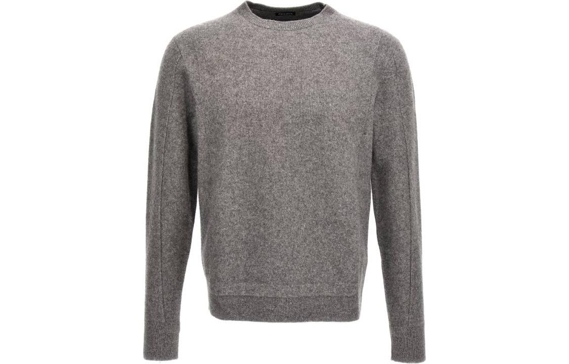 

Вязаный свитер с круглым вырезом Ermenegildo Zegna, серый