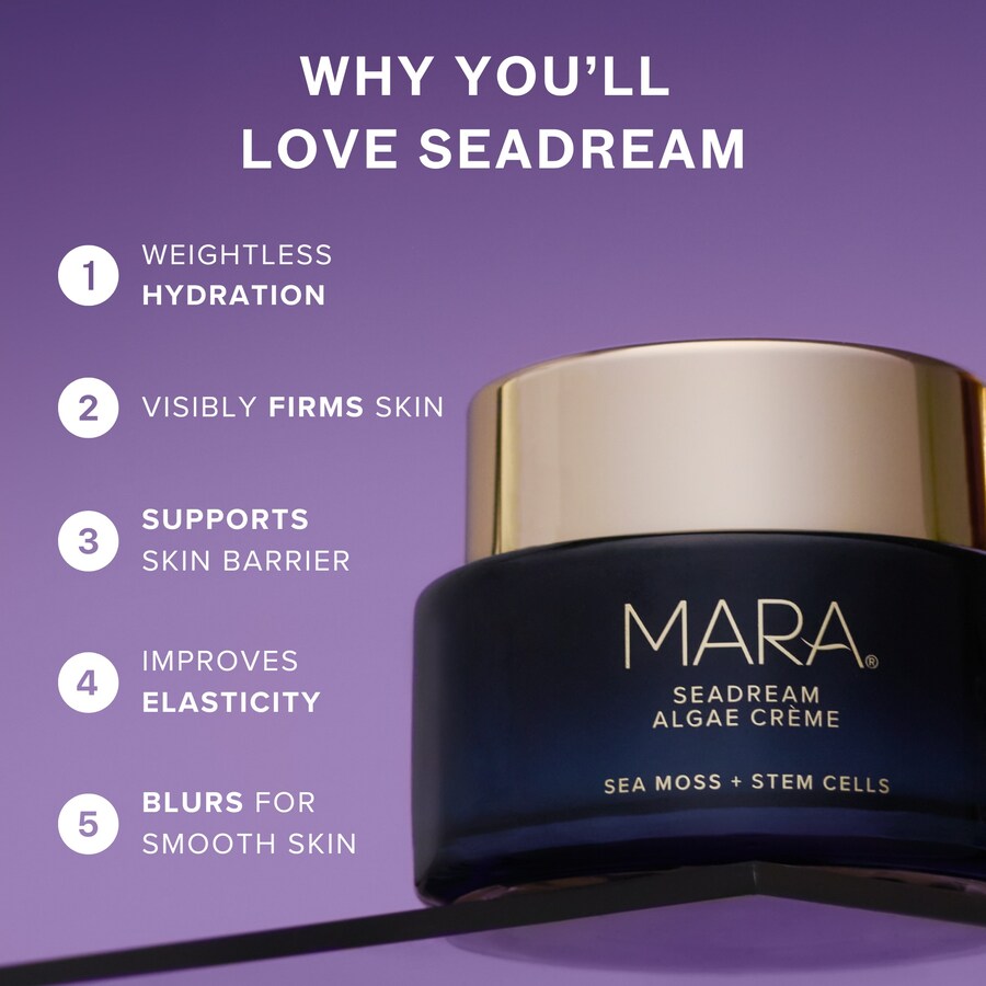 Сыворотка MARA — Увлажняющий SeaDream Algae Creme для укрепления и подтяжки кожи с морскими водорослями и — фото 3