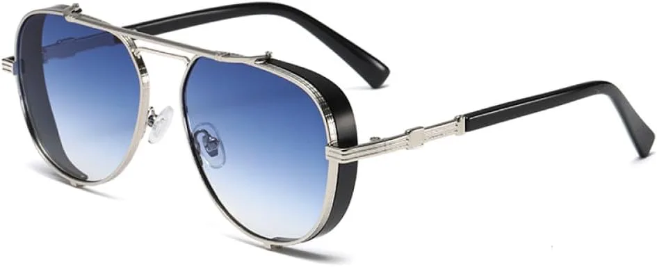 

Мужские солнцезащитные очки-пилот MUTYNE в модной металлической оправе большого размера, женские солнцезащитные очки класса люкс с защитой от УФ-излучения UV400, 6