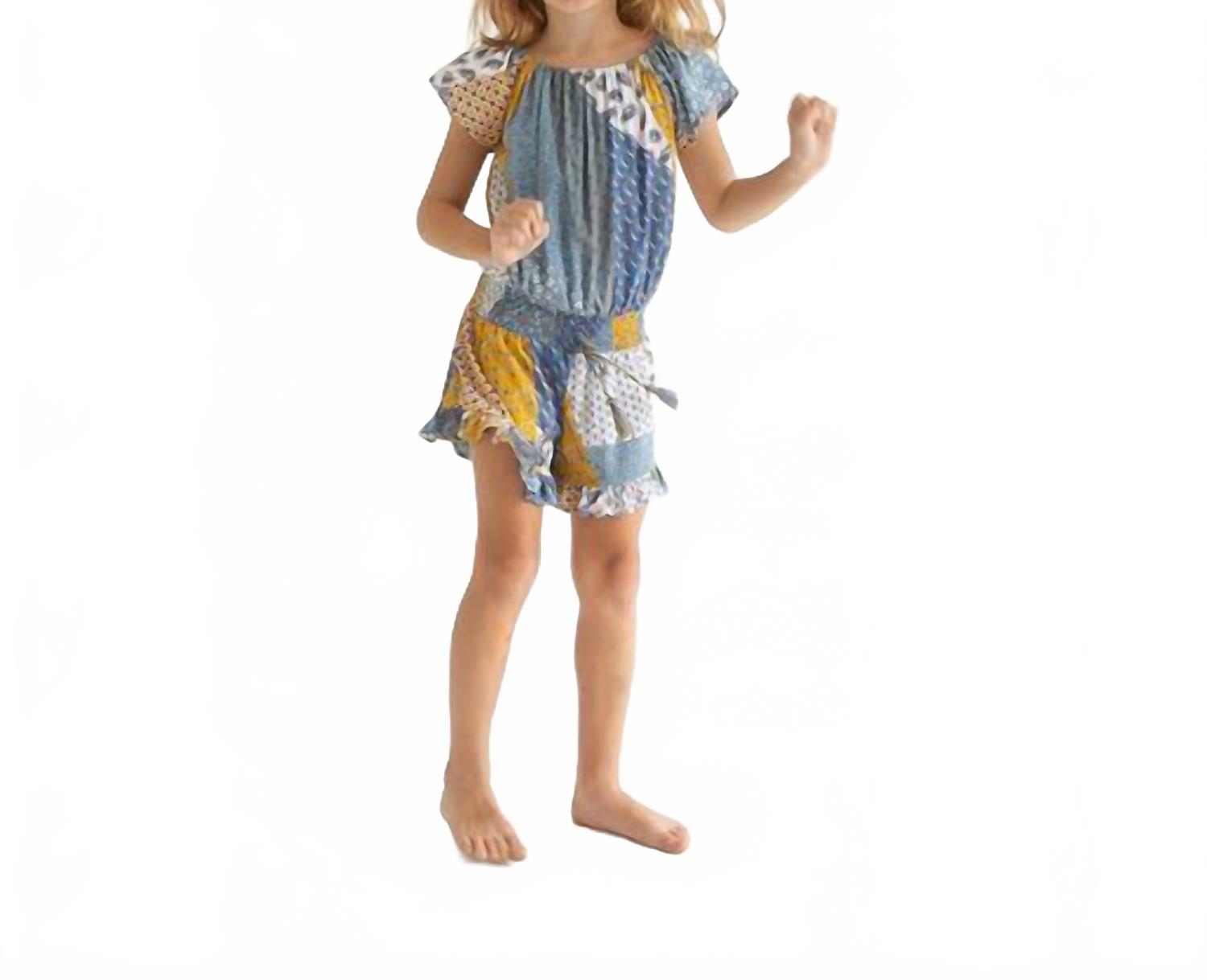 

Золотая девочка: комбинезон Ginger с принтом плед в мультиколоре Joyous & Free