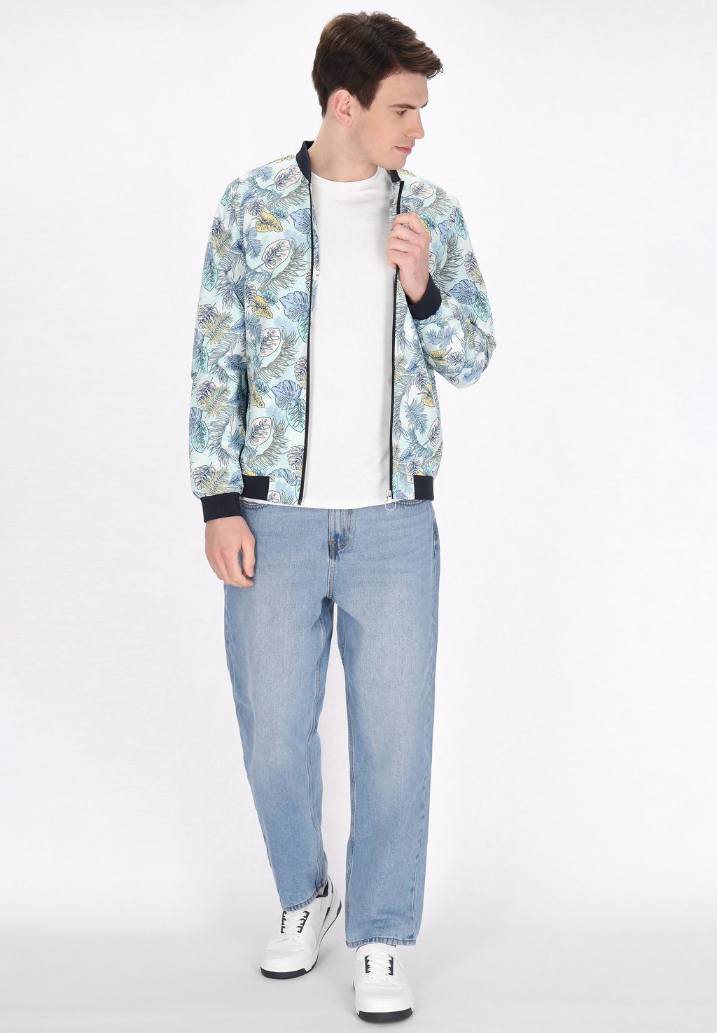 

Куртка-бомбер Mo, мультиколор, Серый, Куртка-бомбер Mo, мультиколор