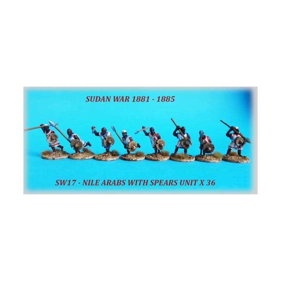 

Нильские арабы с отрядом Спирс, Sudan War 1881-1885 (28mm)