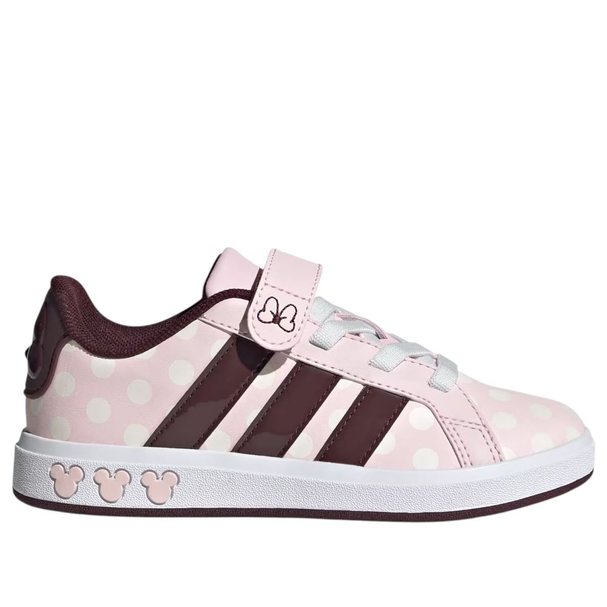 (GS) Adidas x Disney Minnie Mouse Grand Court 'Clear Pink Aurora Ruby' — фото 2