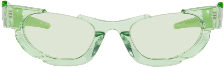 

Эксклюзивные солнцезащитные очки Phoenix от SSENSE Feng Chen Wang, Green