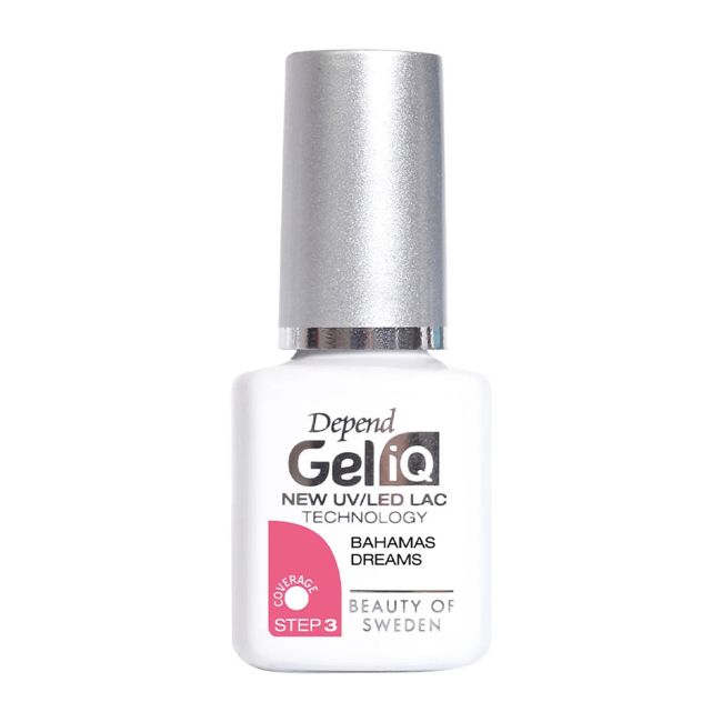 

Гель-Лак для ногтей Gel iq uv/led Depend, цвет bahamas dreams, 5 мл
