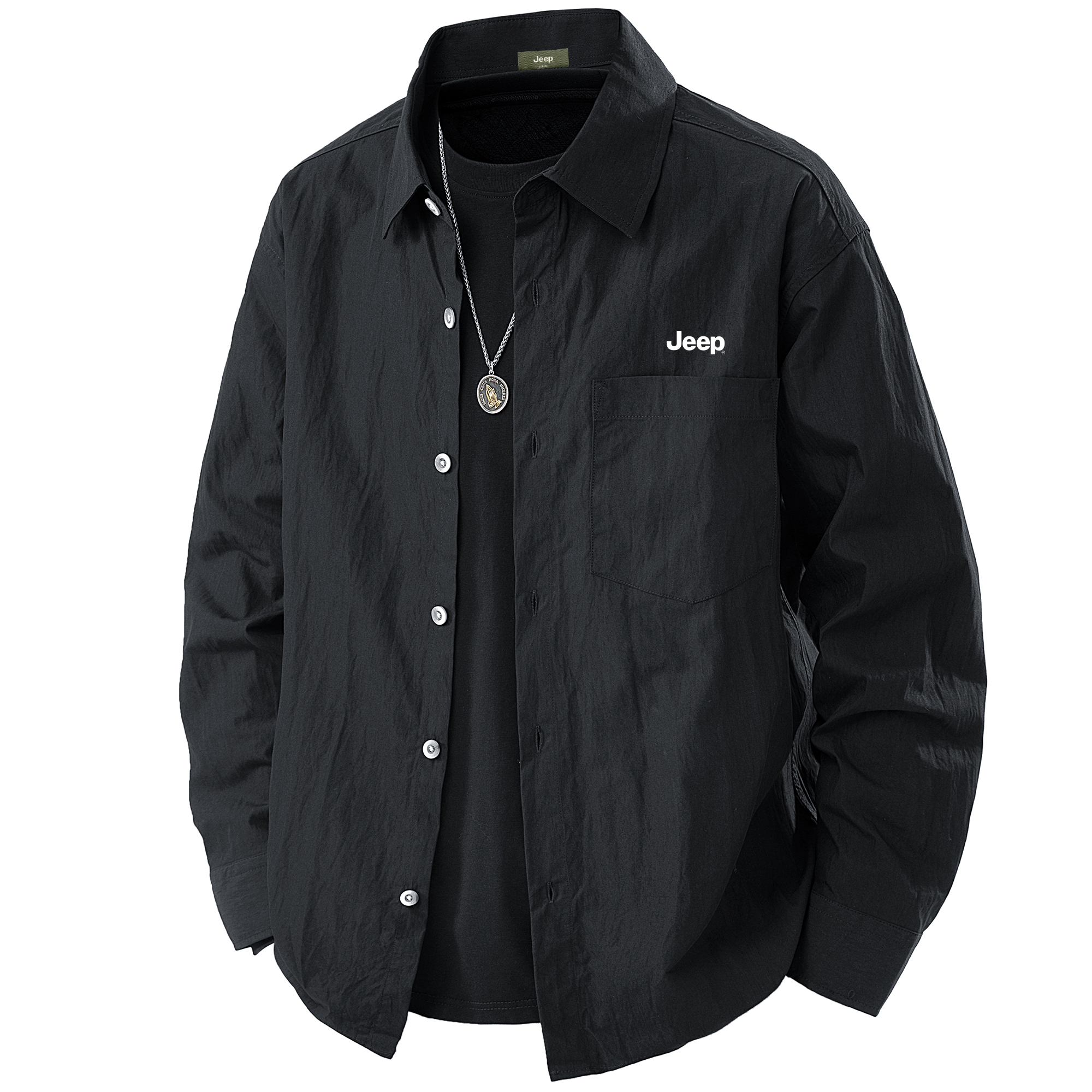 

Рубашка Leisure Collection Unisex Jeep, army зеленый