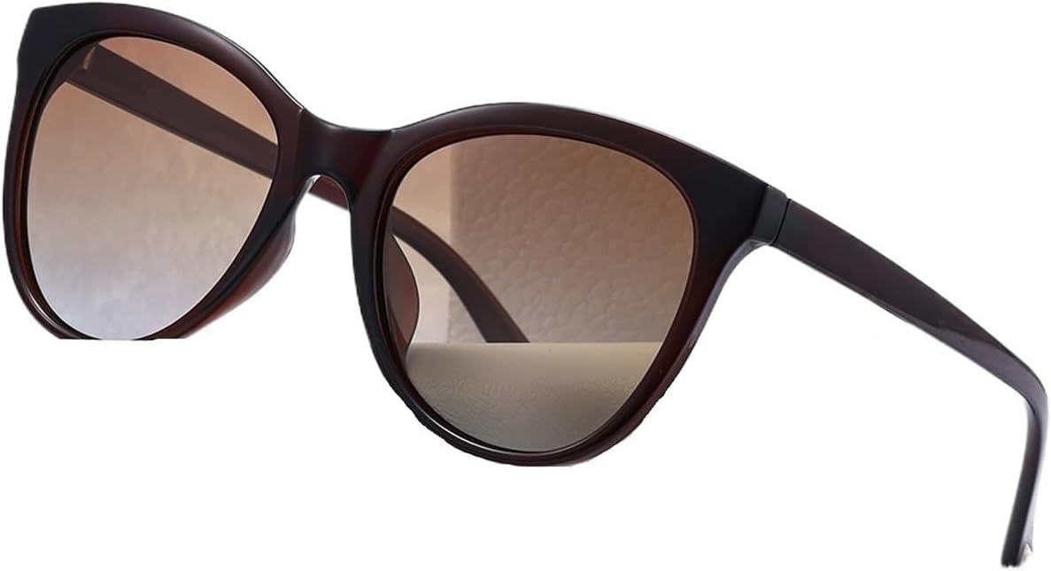 

Прозрачные женские солнцезащитные очки, удобные, с красивой поликарбонатной оправой, для вечеринок и путешествий, с защитой от УФ-излучения UV400 и поляризацией QOGANS, Gradienttea