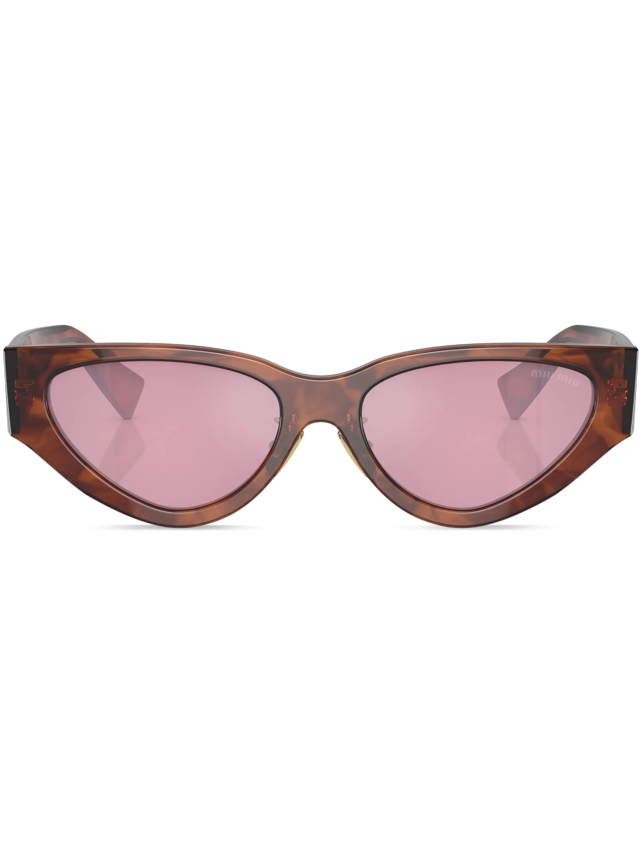 

Солнцезащитные очки в оправе кошачий глаз Miu Miu Eyewear, черный