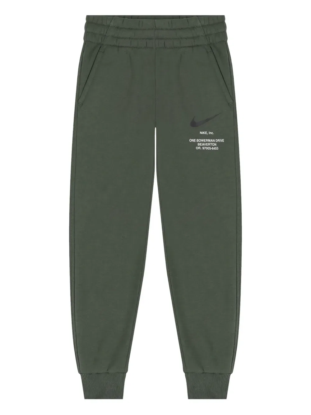 Спортивные брюки с логотипом Nike Kids, зеленый