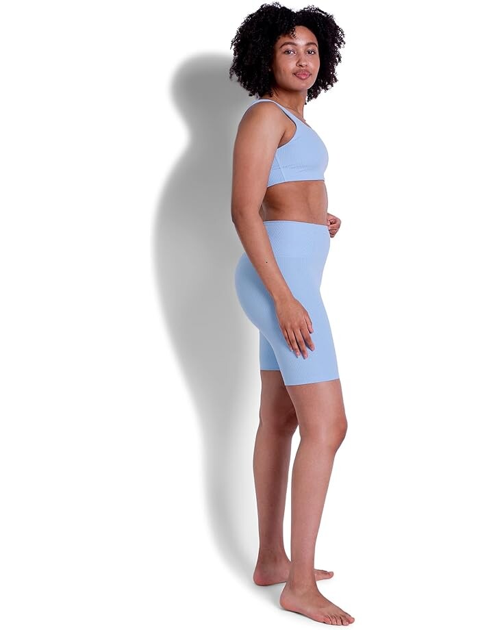 

Шорты girlfriend collective Rib Bike Shorts, цвет Bluebell