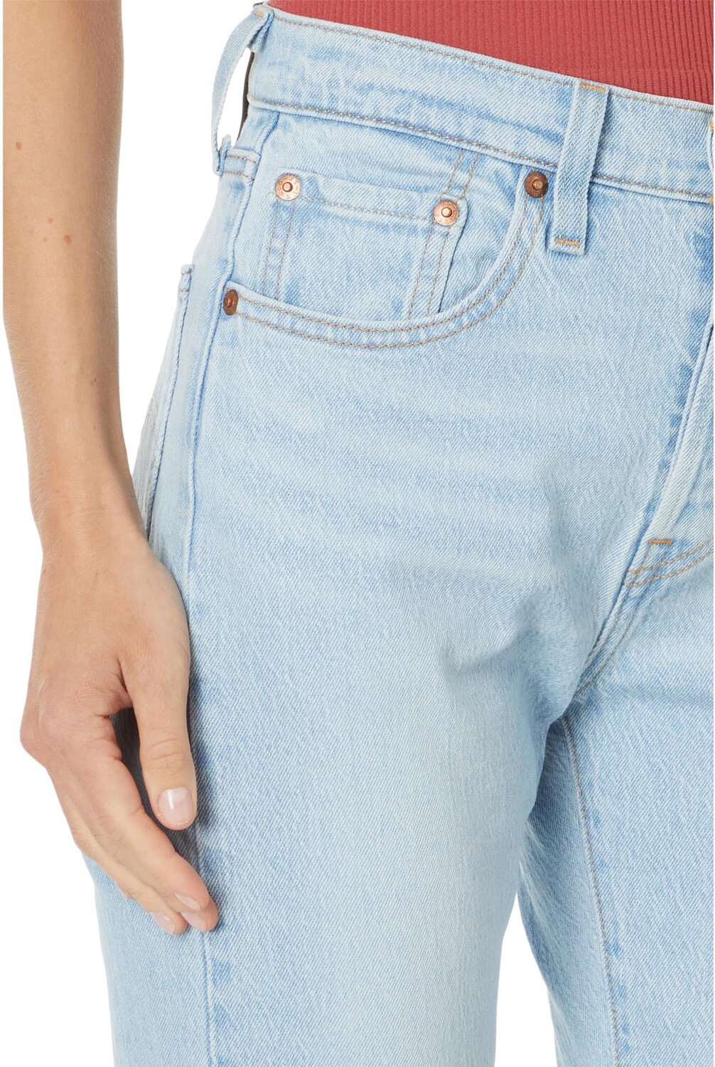 Джинсы Levi's Premium 501 Crop, цвет Wow Me Over — фото 3