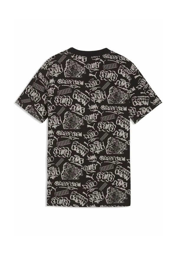 Футболка с принтом mid bedrucktes Puma, Black — фото 2