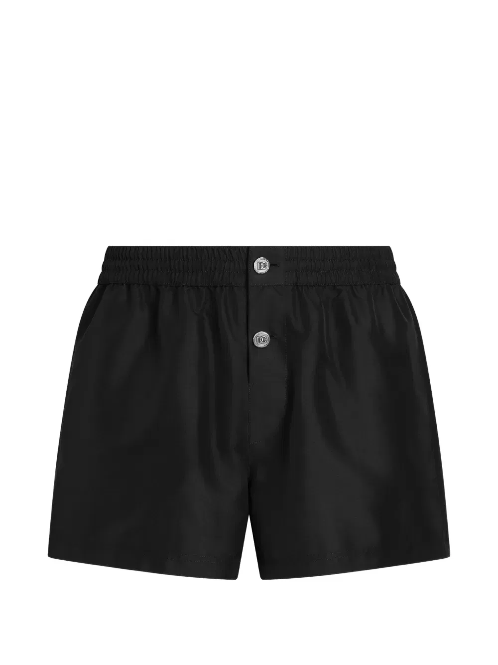 Плавки-Боксеры из парусины Dolce & Gabbana, черный