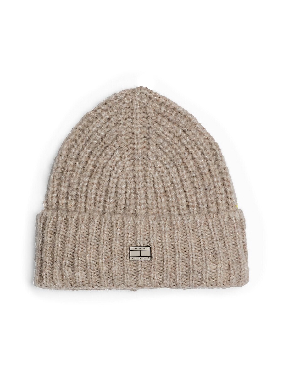 

Шапка Tommy Jeans Beanie, пятнистый бежевый