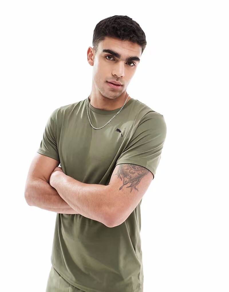 

Футболка Puma Essentials цвета хаки