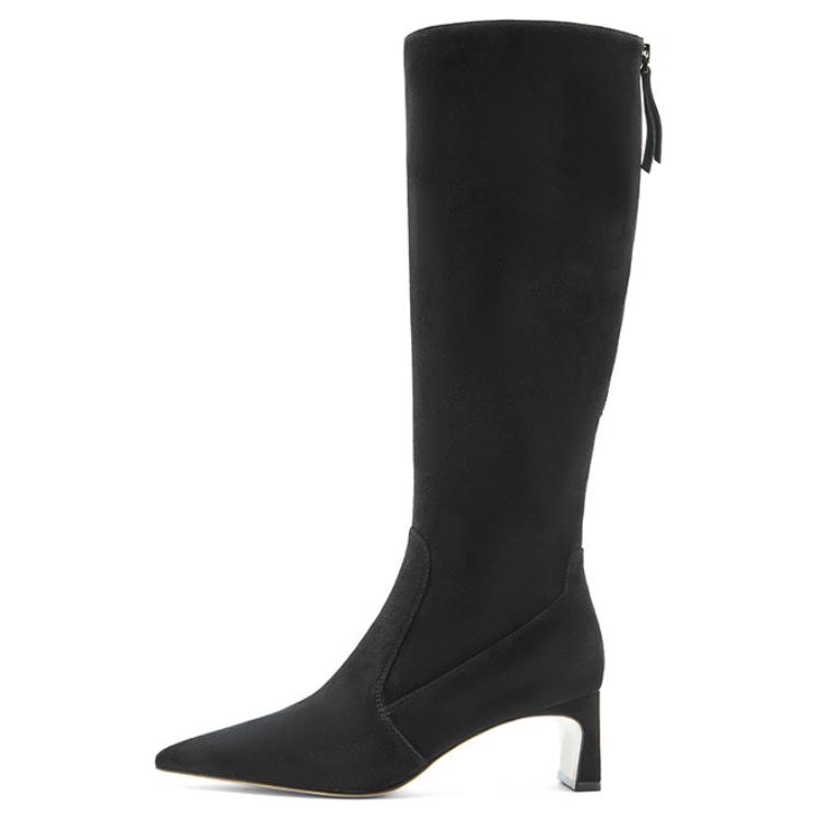 Сапоги женские черные 5,5 см NINE WEST, Black
