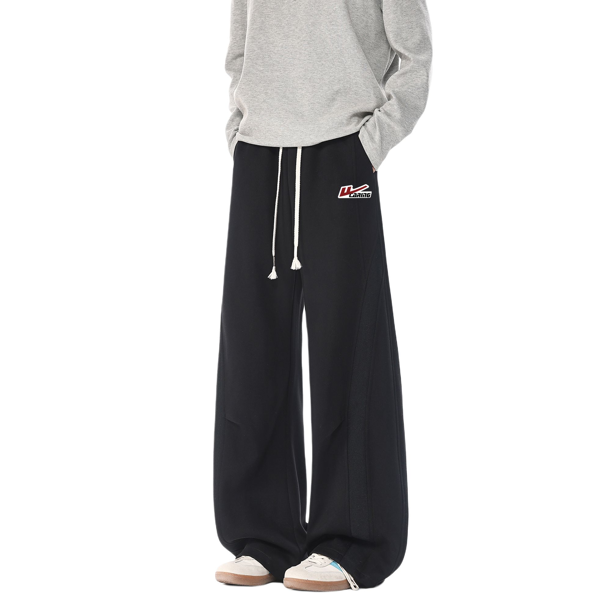 

Коллекция Riding The Wind вязаные спортивные штаты Unisex WARRIOR, черный (diy badge)