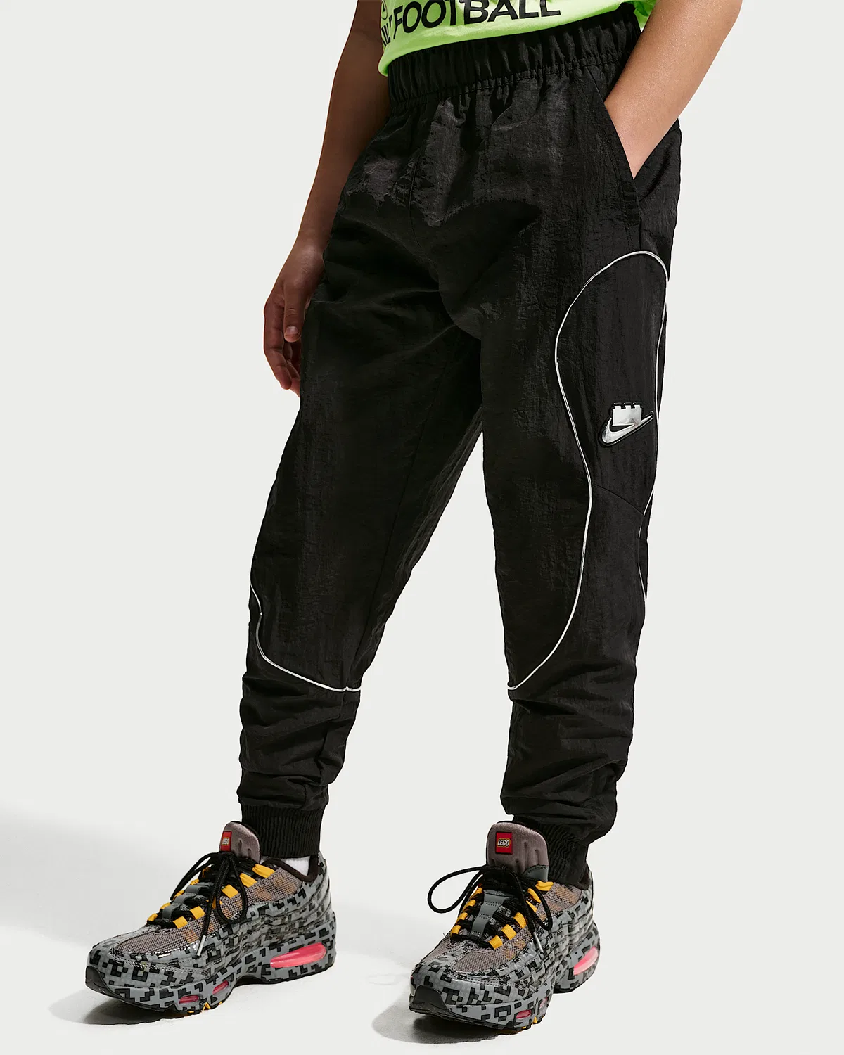 Детские штаны Nike x LEGO® Collection, Black/Black/Black — фото 2