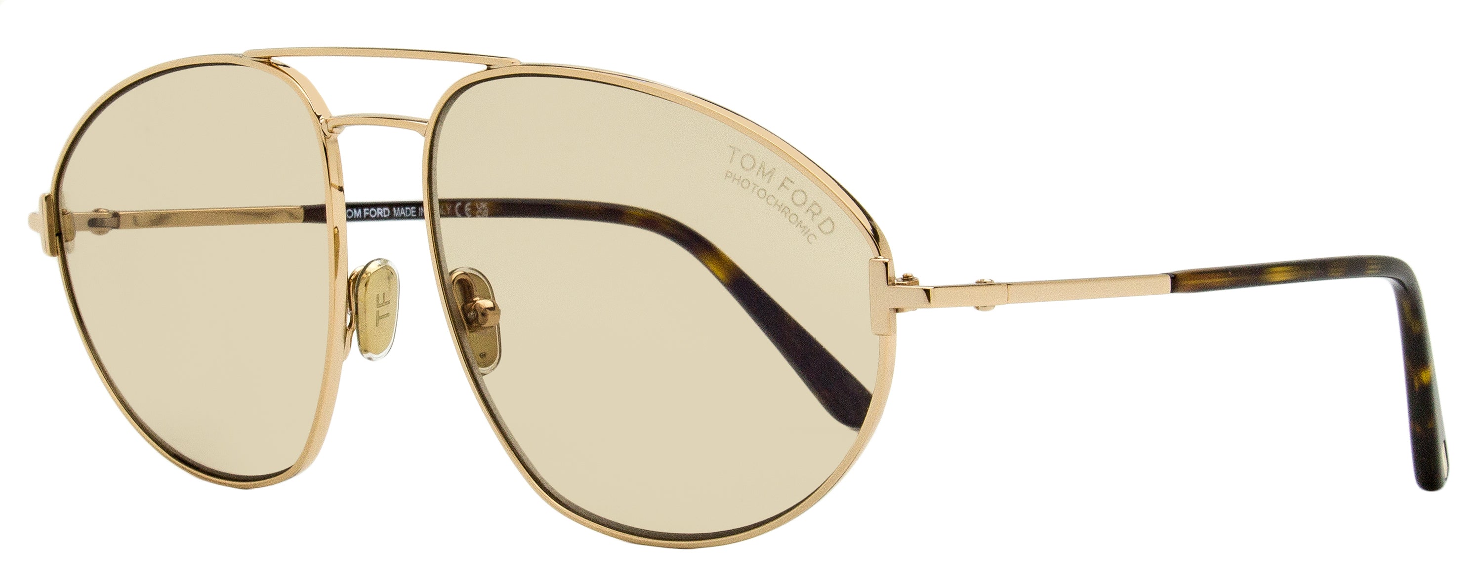 

Мужские фотохромные солнцезащитные очки Tom Ford Ken TF1095 28E Gold 60 мм