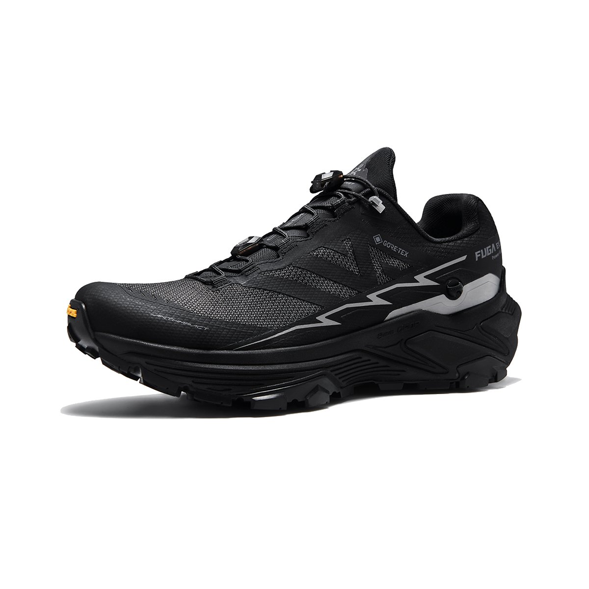 Кроссовки мужские EX3 Low Top Black KAILAS FUGA, цвет Ebony Gray/Unbleached Original Color/Ink Black — фото 2