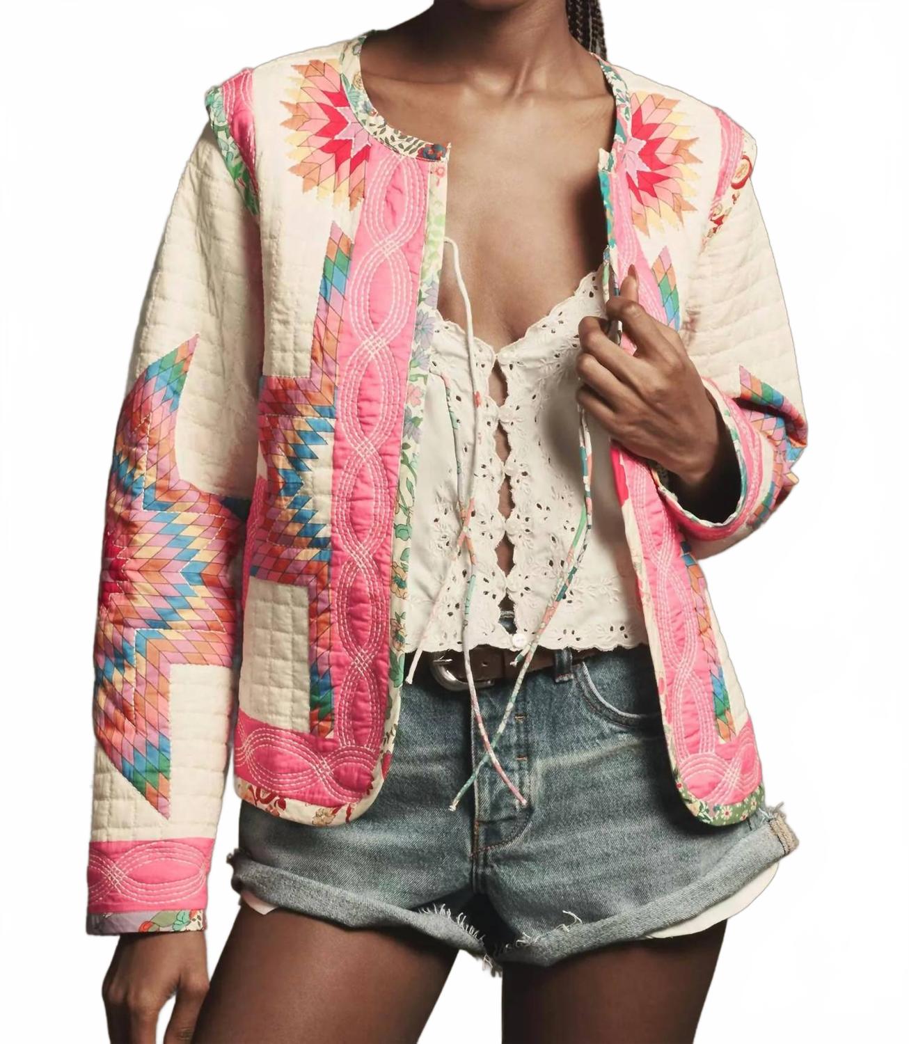 

Куртка Shoreditch в бело-многоцветном исполнении LOVE THE LABEL