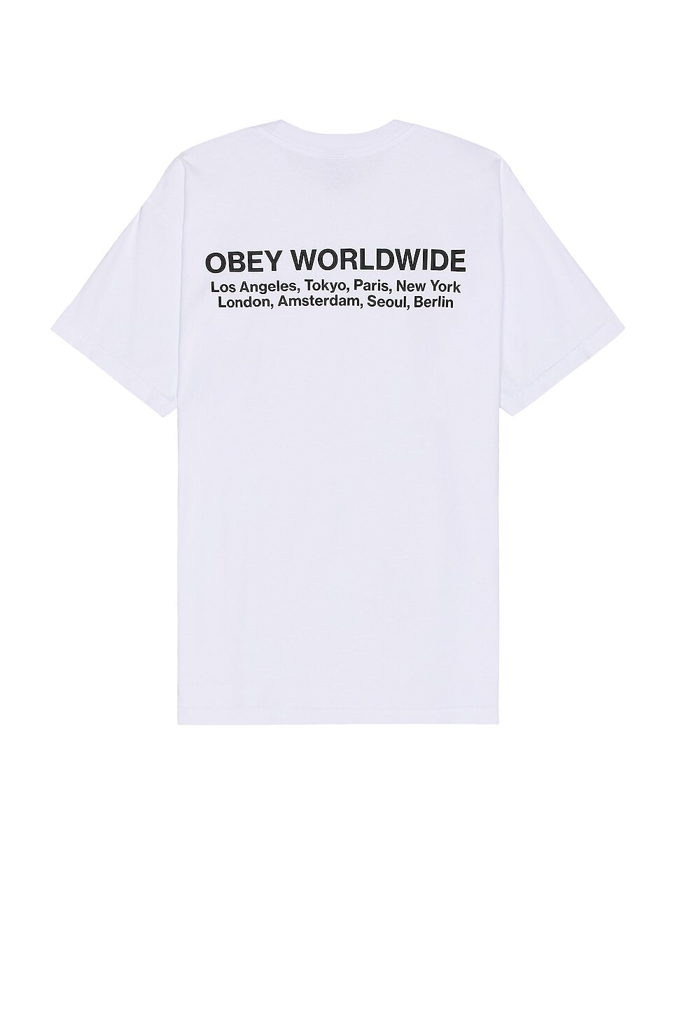 

Футболка Obey Worldwide Cities, белый