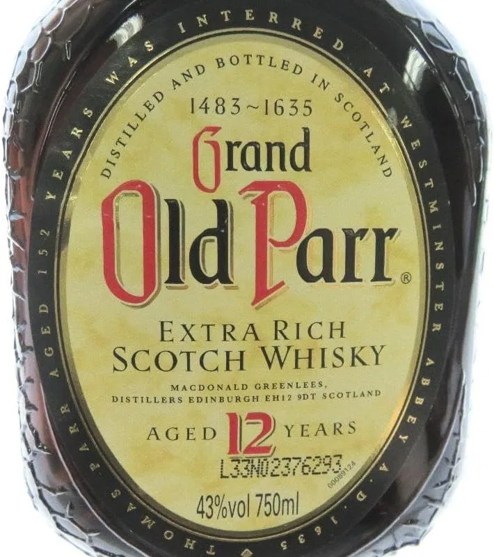 Лосьон для тела Grand Old Parr 12 Years Extra Rich Scotch 750 мл Generic