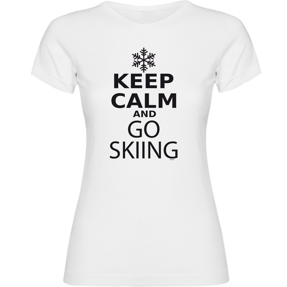 

Футболка Kruskis Keep Calm And Go Skiing, белый