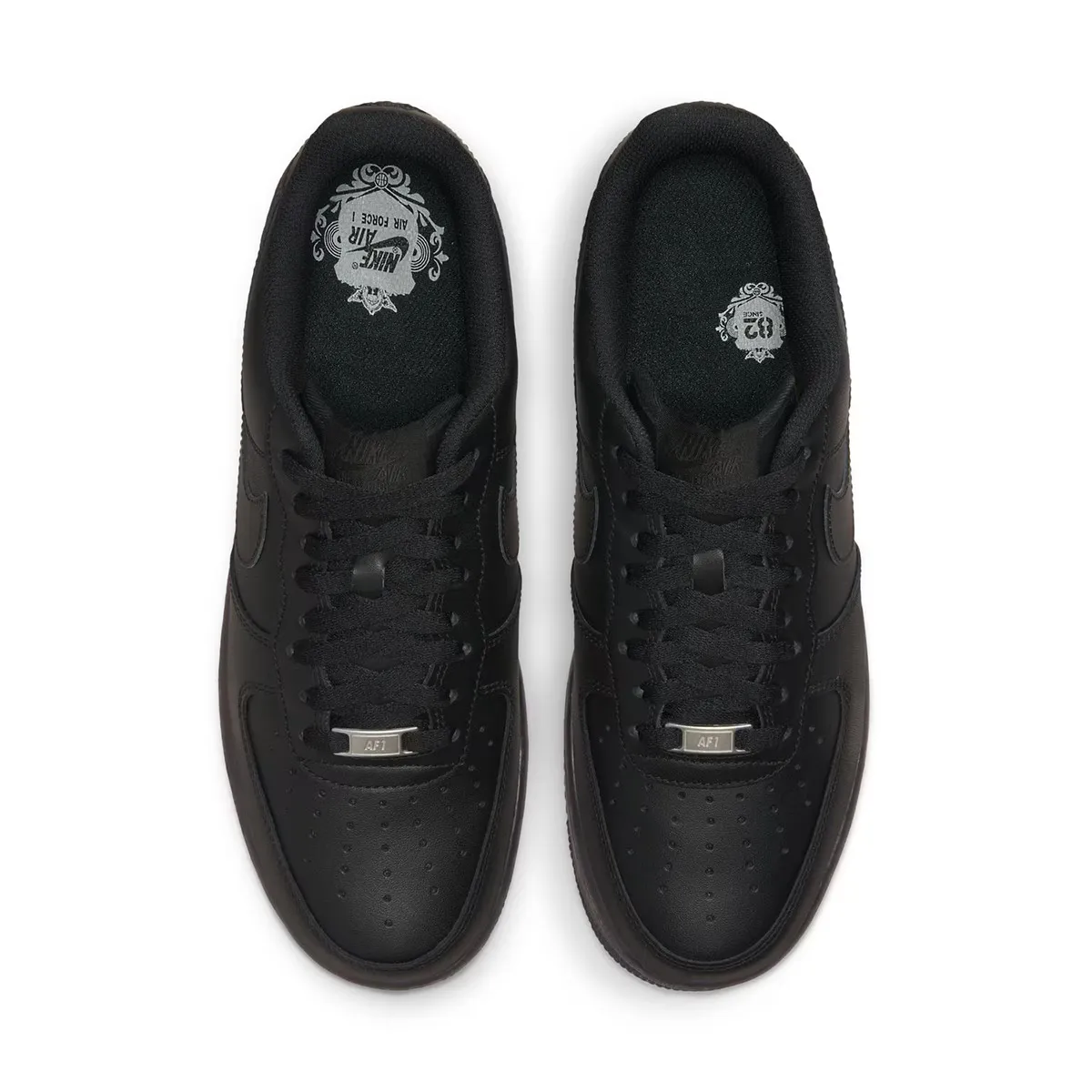 Мужские повседневные кроссовки Nike Air Force 1 '07, чёрный — фото 3
