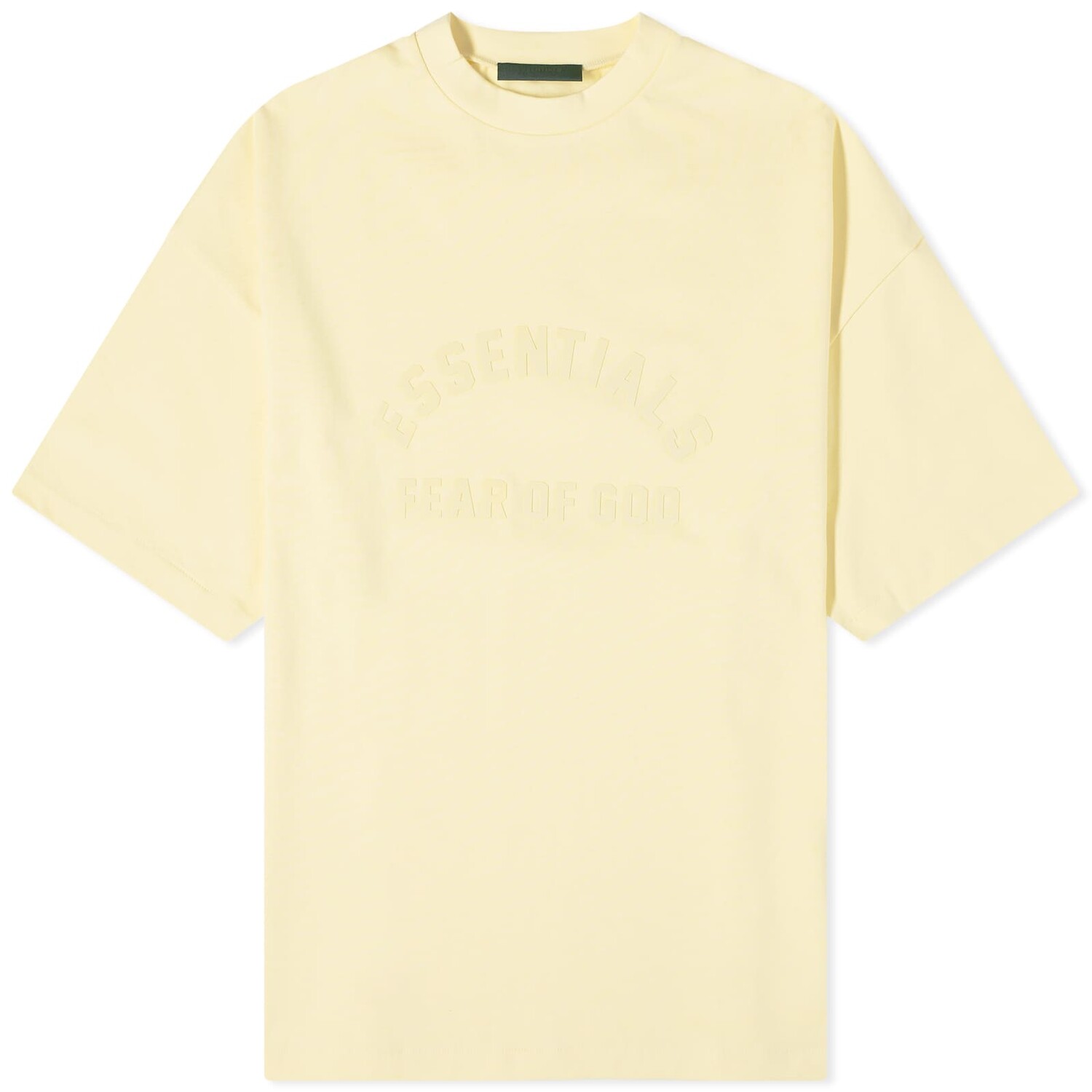 

Футболка Fear Of God Essentials Spring Printed Logo, цвет Garden Yellow