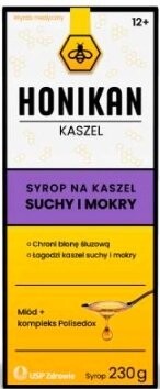 

Honican Cough, Сироп от сухого и влажного кашля, 230 г USP Zdrowie