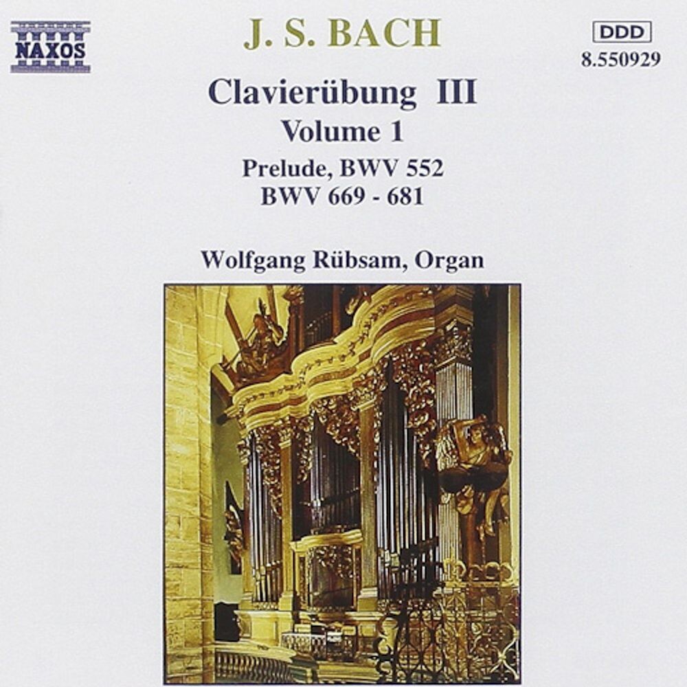 

Диск CD Clavierubung Iii Vol. 1 - J.S. Bach