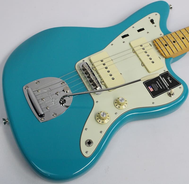 

Электрогитара Fender American Professional II Jazzmaster Electric Guitar, Miami Blue