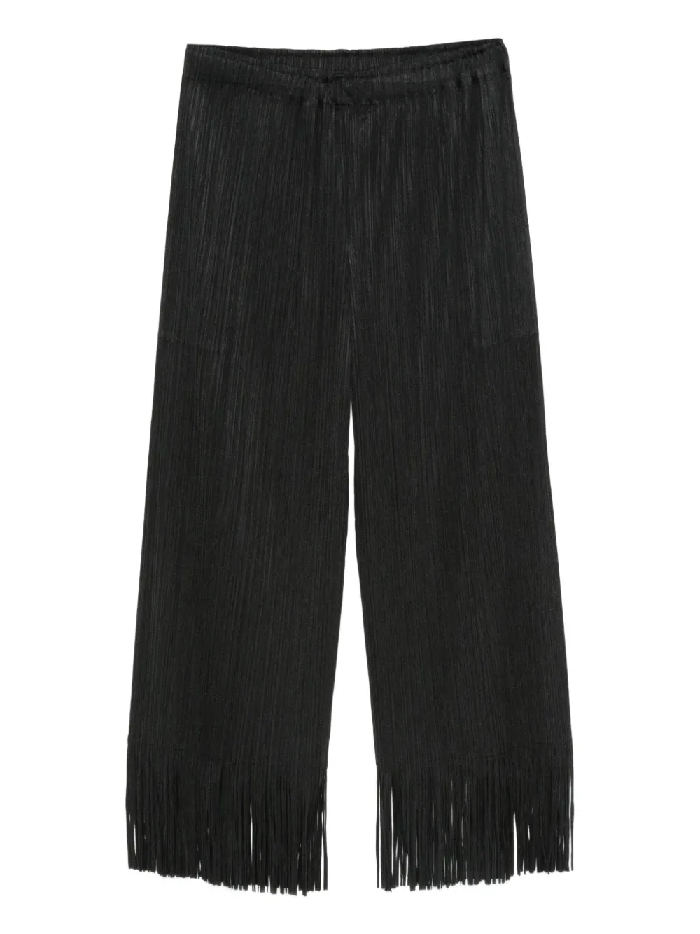 

Брюки с плиссированной бахромой Pleats Please Issey Miyake, черный
