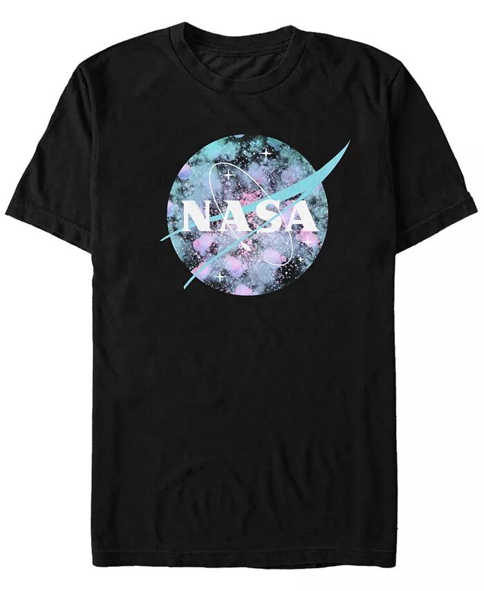 

Мужская футболка NASA Spray Paint Galaxy Logo с коротким рукавом Fifth Sun, черный