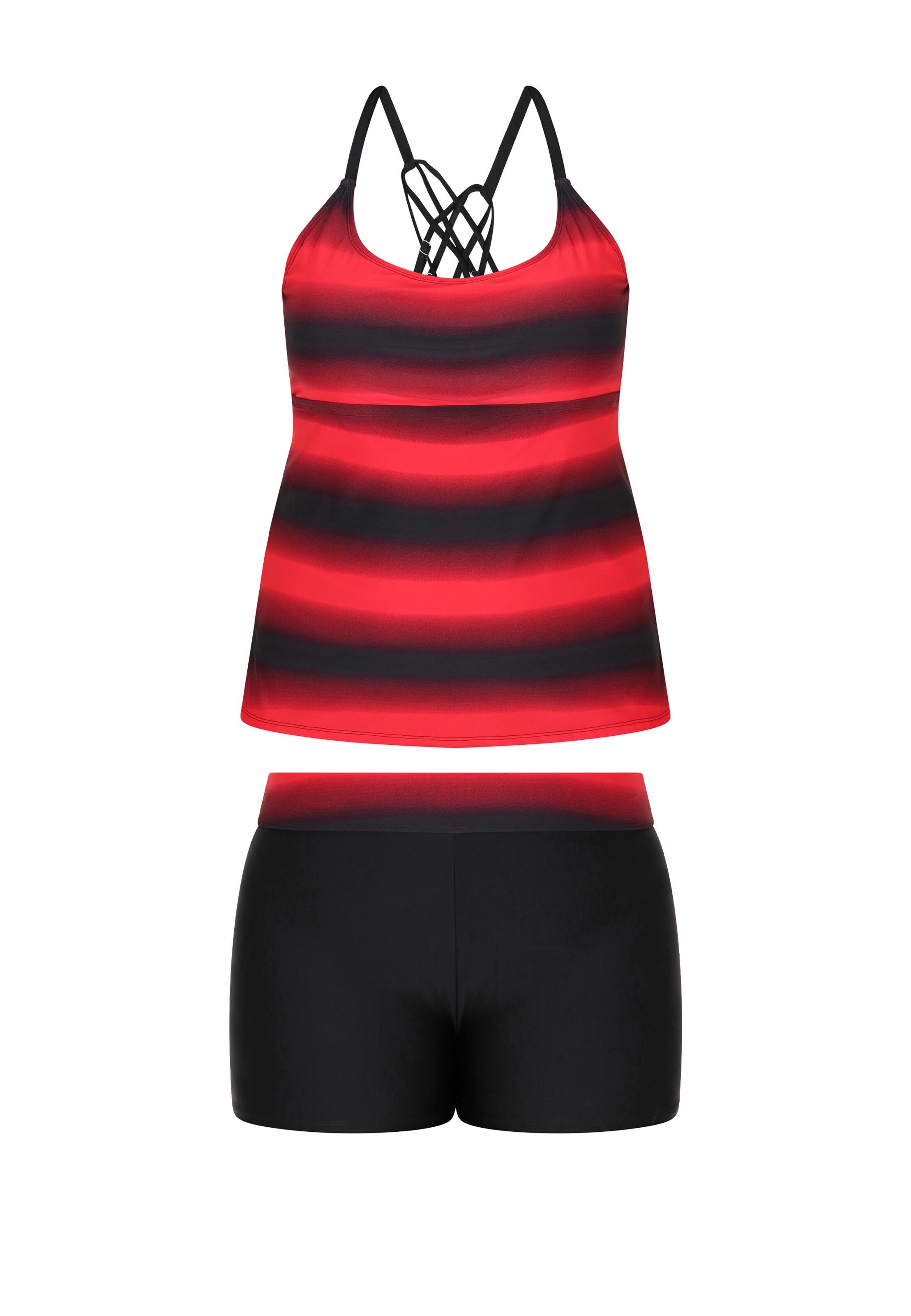 

Usha Бралетт танкини в красном цвете, неоново-красный