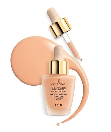 

Тональный крем-сыворотка Perfect Nude, тональный крем для лица, 2 бежевых, SPF 15, 30 мл Collistar