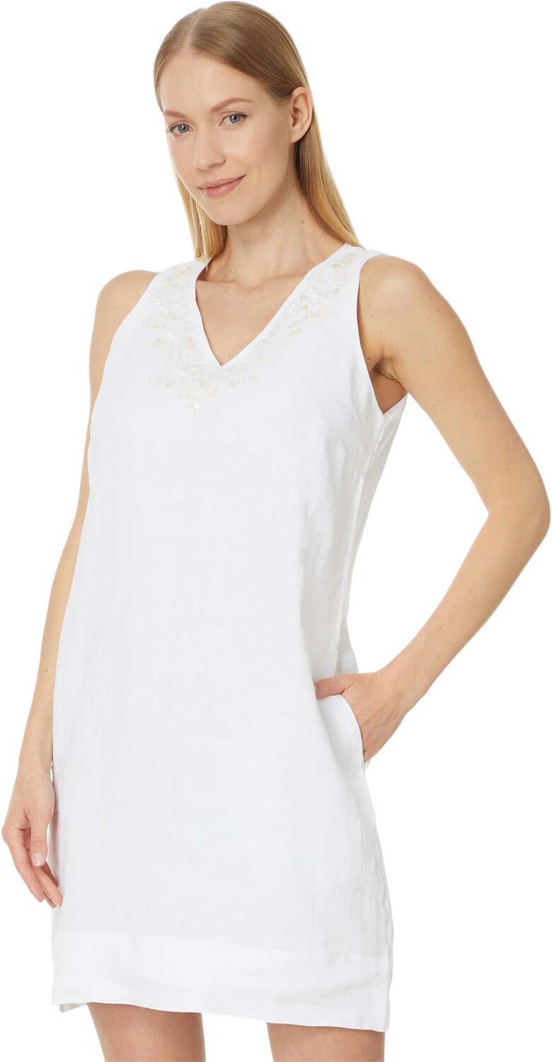 

Платье Tommy Bahama Two Palms Shell Emb Dress, белый