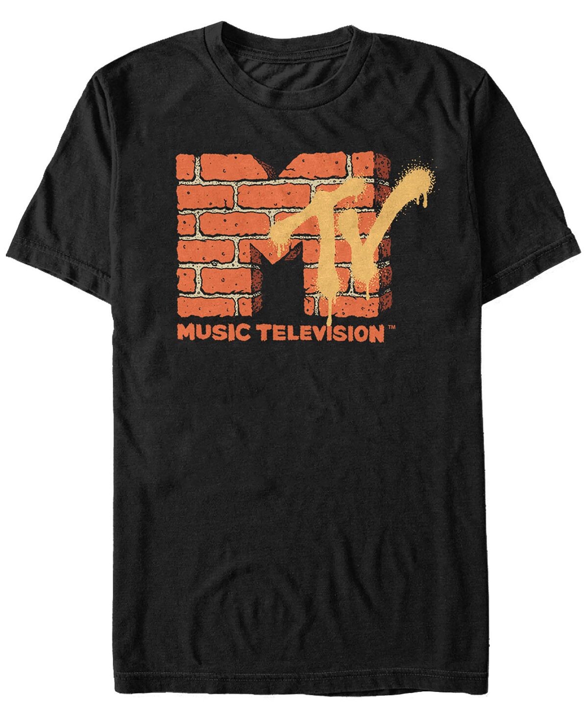 

Мужская футболка MTV с короткими рукавами и желто-оранжевым кирпичным логотипом Fifth Sun, Оранжевый, Мужская футболка MTV с короткими рукавами и желто-оранжевым кирпичным логотипом Fifth Sun