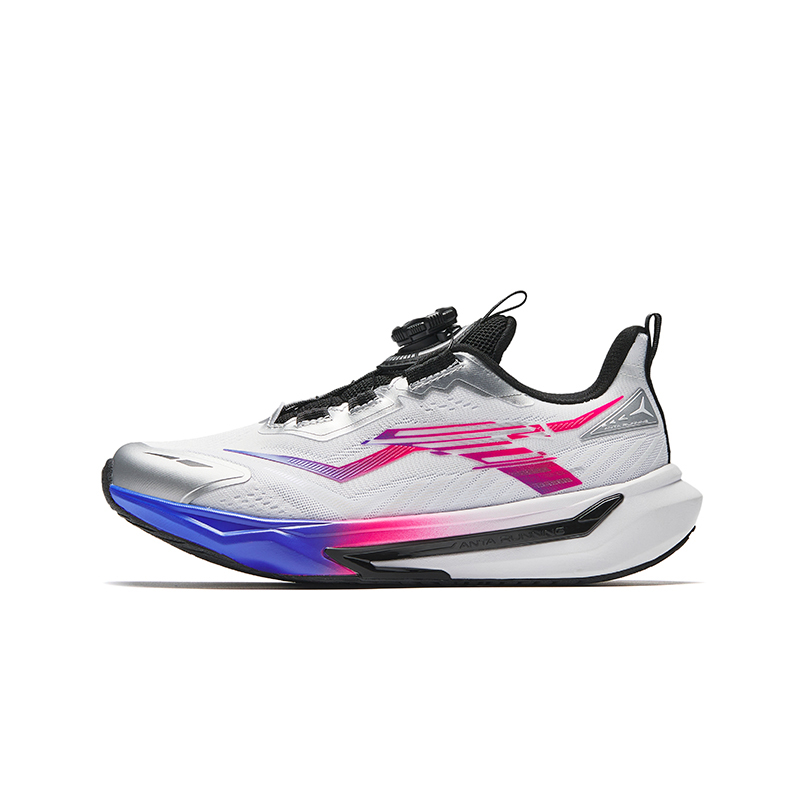 

Детские беговые кроссовки подростковые низкие дышащие легкие амортизирующие Antakids, белый/серебристый