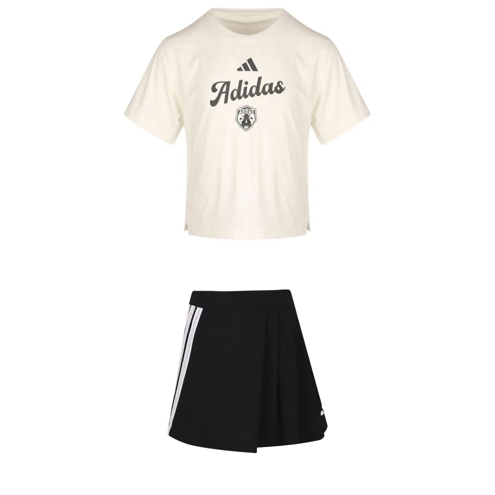 Спортивный костюм Casual Sportswear SET Kids' Adidas, Ecru/Black