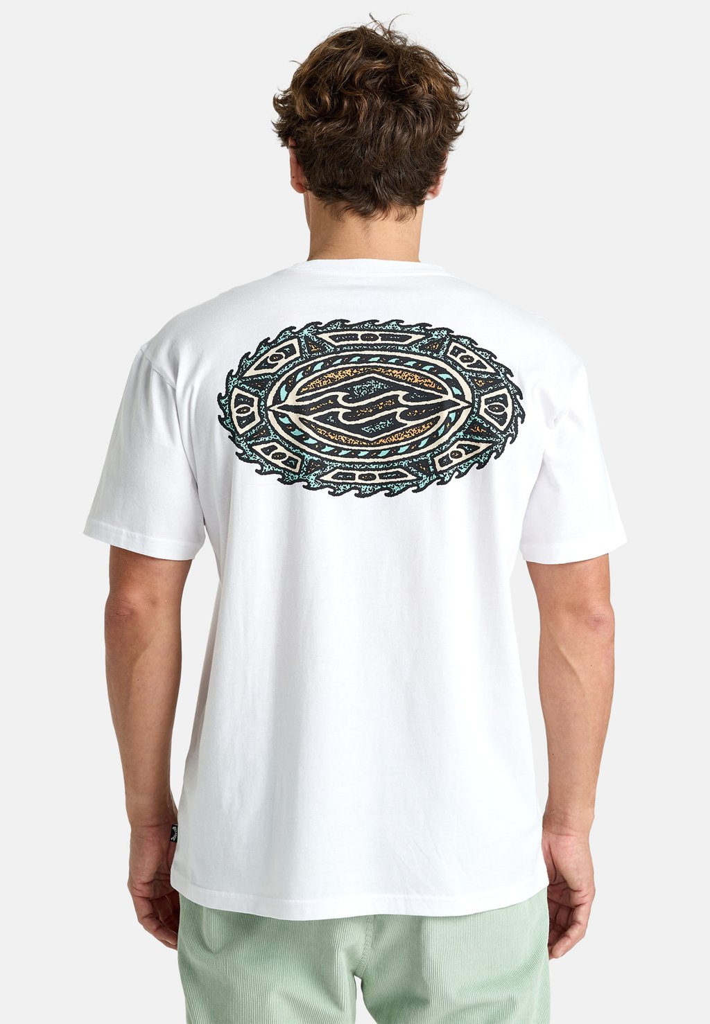 

Футболка с принтом CRAYON WAVE - SHORT-SLEEVE SCREEN TEE Billabong, белый