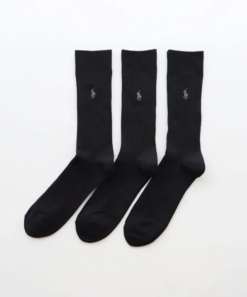 Носки POLO RALPH LAUREN 3 пары, черные