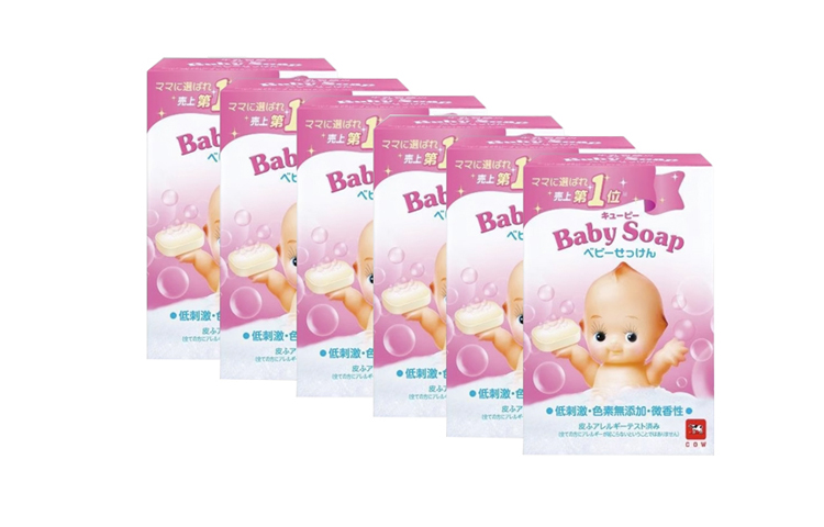 Детское мыло Baby Skin для смягчения кожи COW SOAP, 90g/6 blocks 540g — фото 3