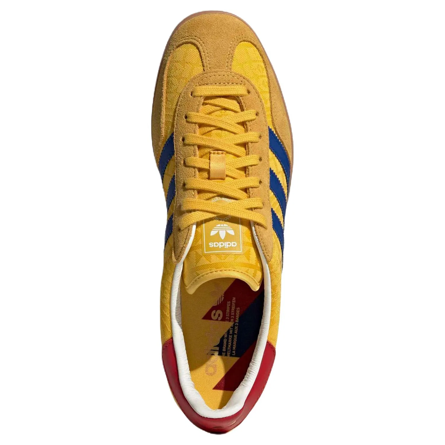 Кроссовки Gazelle Adidas Originals желтые — фото 4