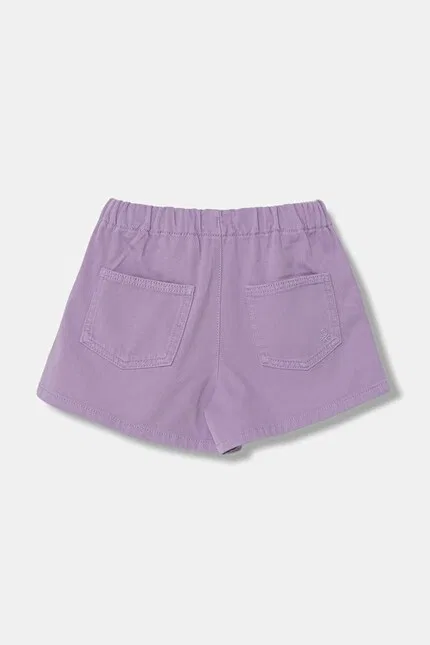 Шорты джинсовые United Colors of Benetton, фиолетовый — фото 2