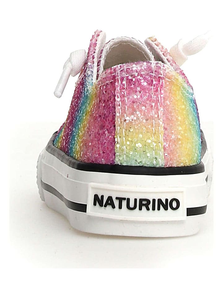 Naturino Кроссовки "Colorful" розового цвета — фото 4
