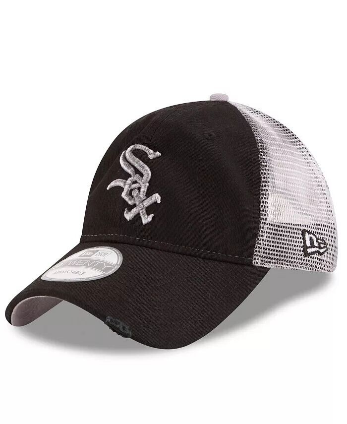 

Мужская черная регулируемая кепка Chicago White Sox Team Rustic 9TWENTY New Era