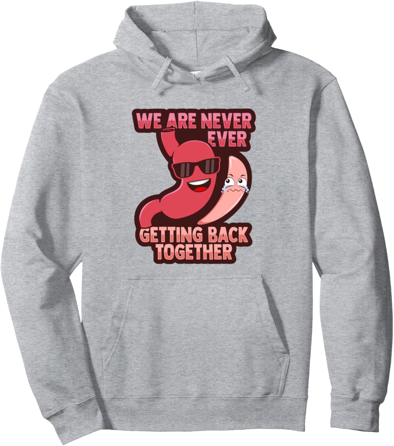 

Иллюстрация рукава Бастра для восстановления после операций на брюшной полости. Толстовка с капюшоном Gastrectomy Gastric Bypass Surgery, серый